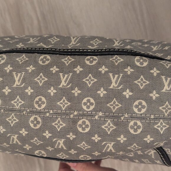 Louis Vuitton Idylle Romance Large Hobo Shoulder Bag Blue Monogram Canvas - Picture 9 of 14